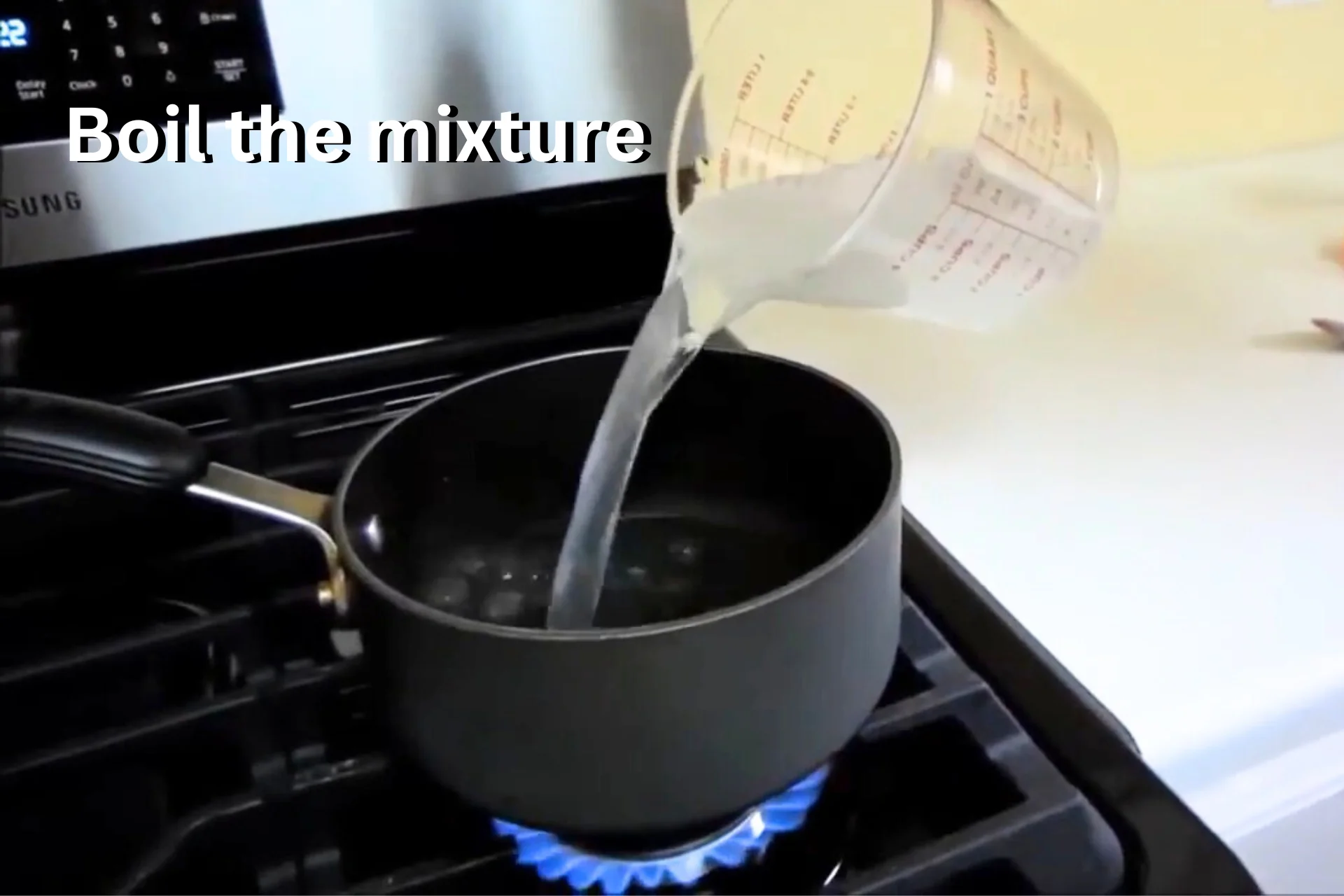 How to Make Hummingbird Nectar like in flower at Home % Boil the mixture of sugar and water