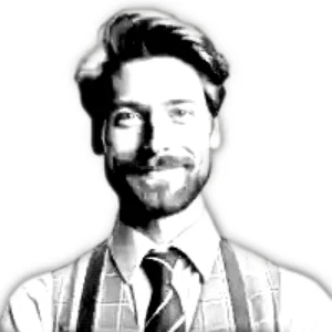 About Us % Danial Perl Sketch